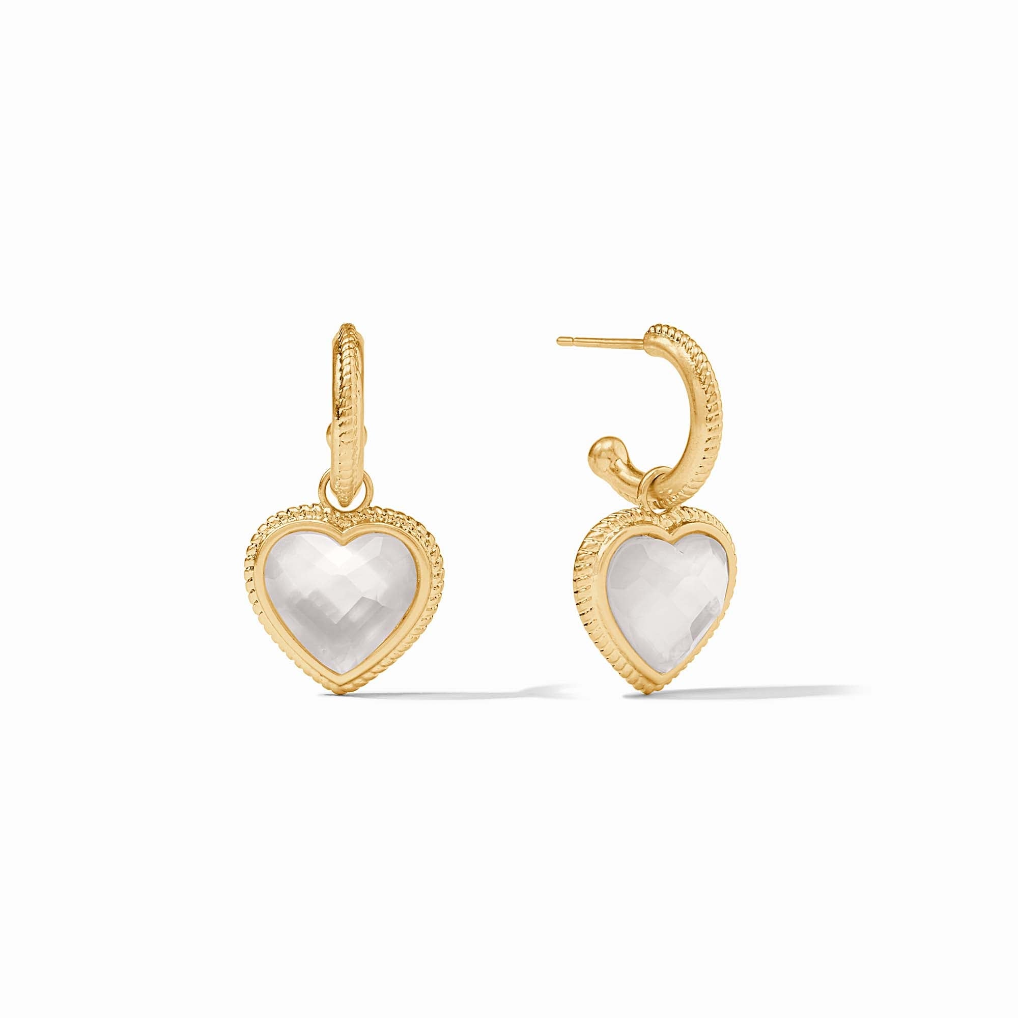 Heart Hoop & Charm Earring
