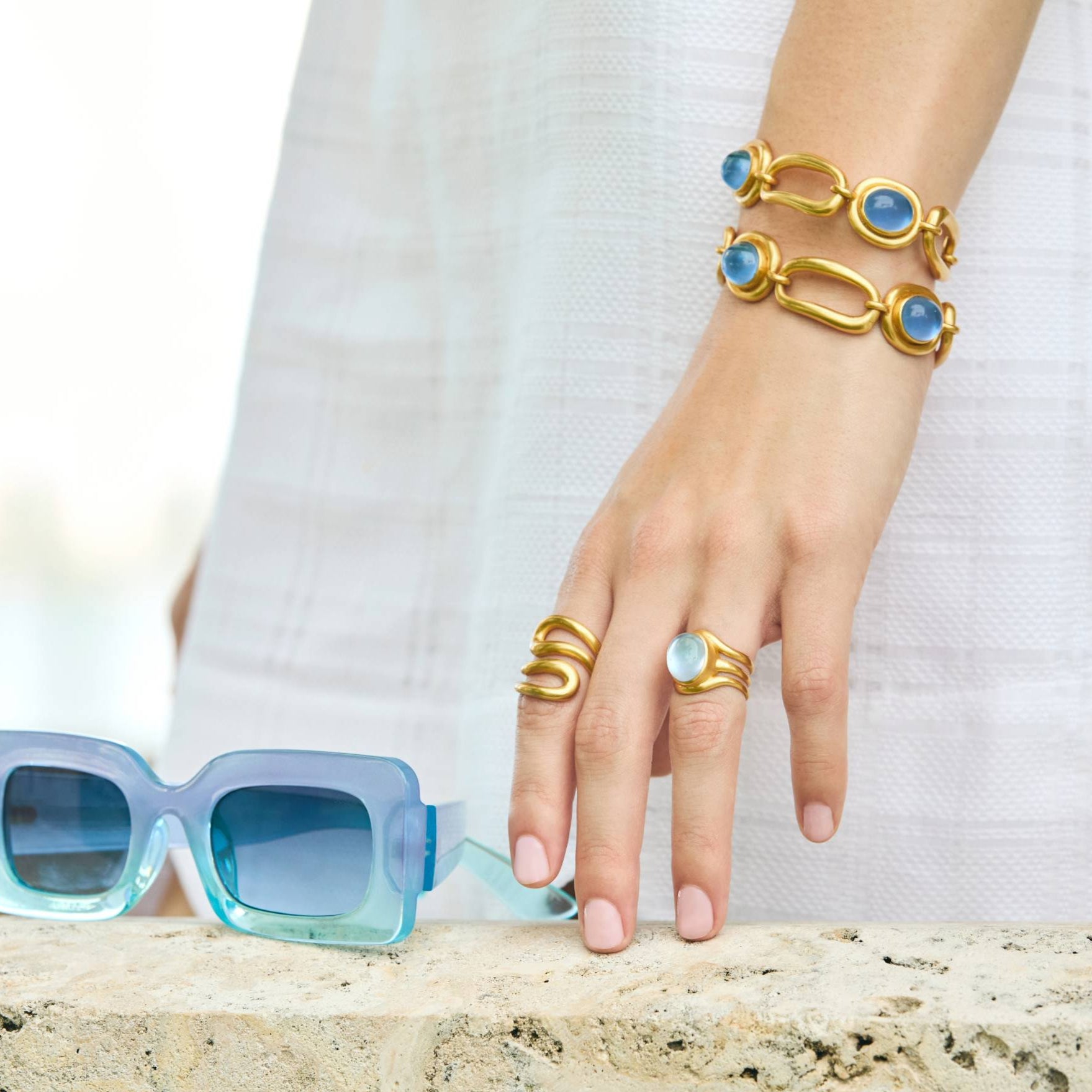 Wave Stone Bracelet