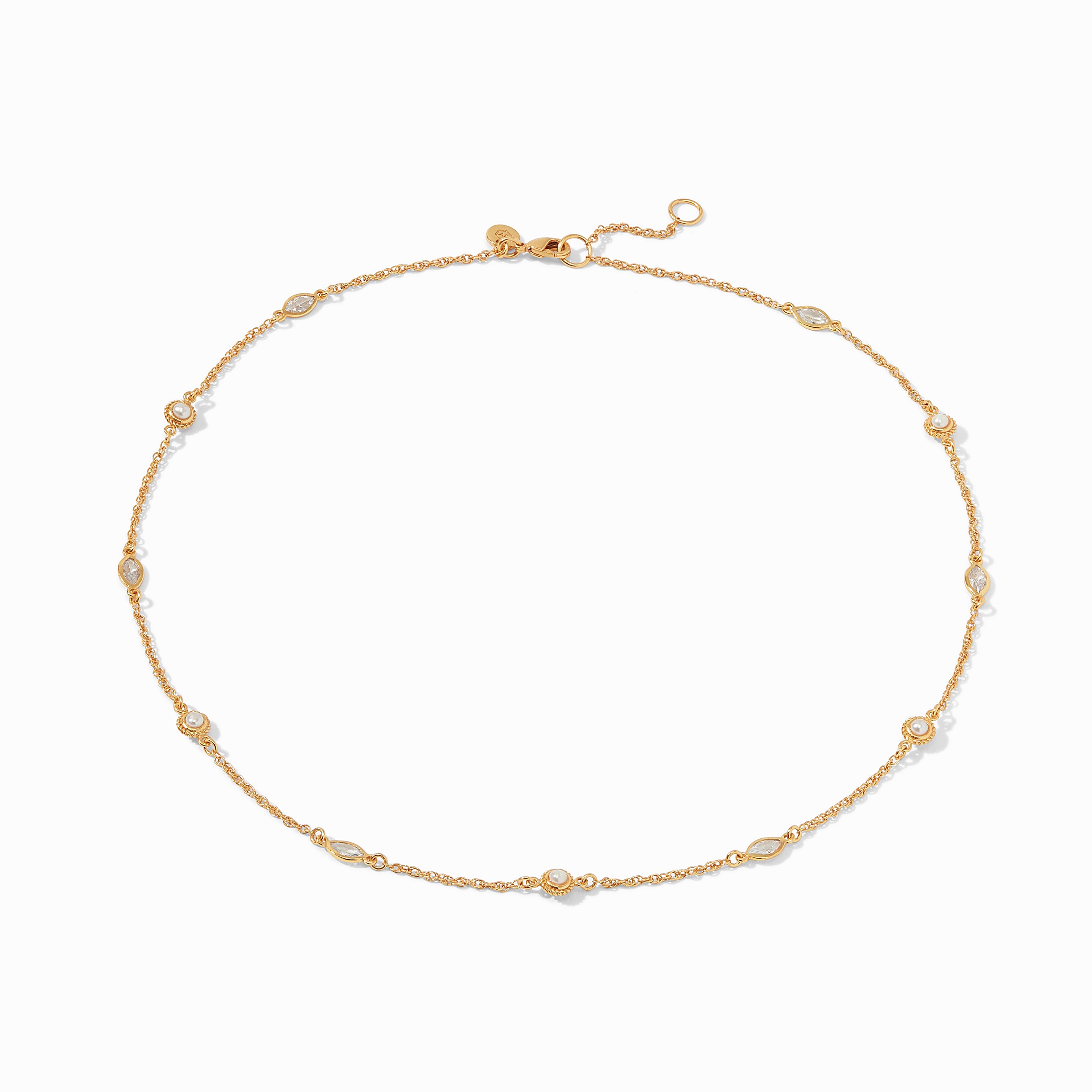 Monaco Delicate Station Necklace