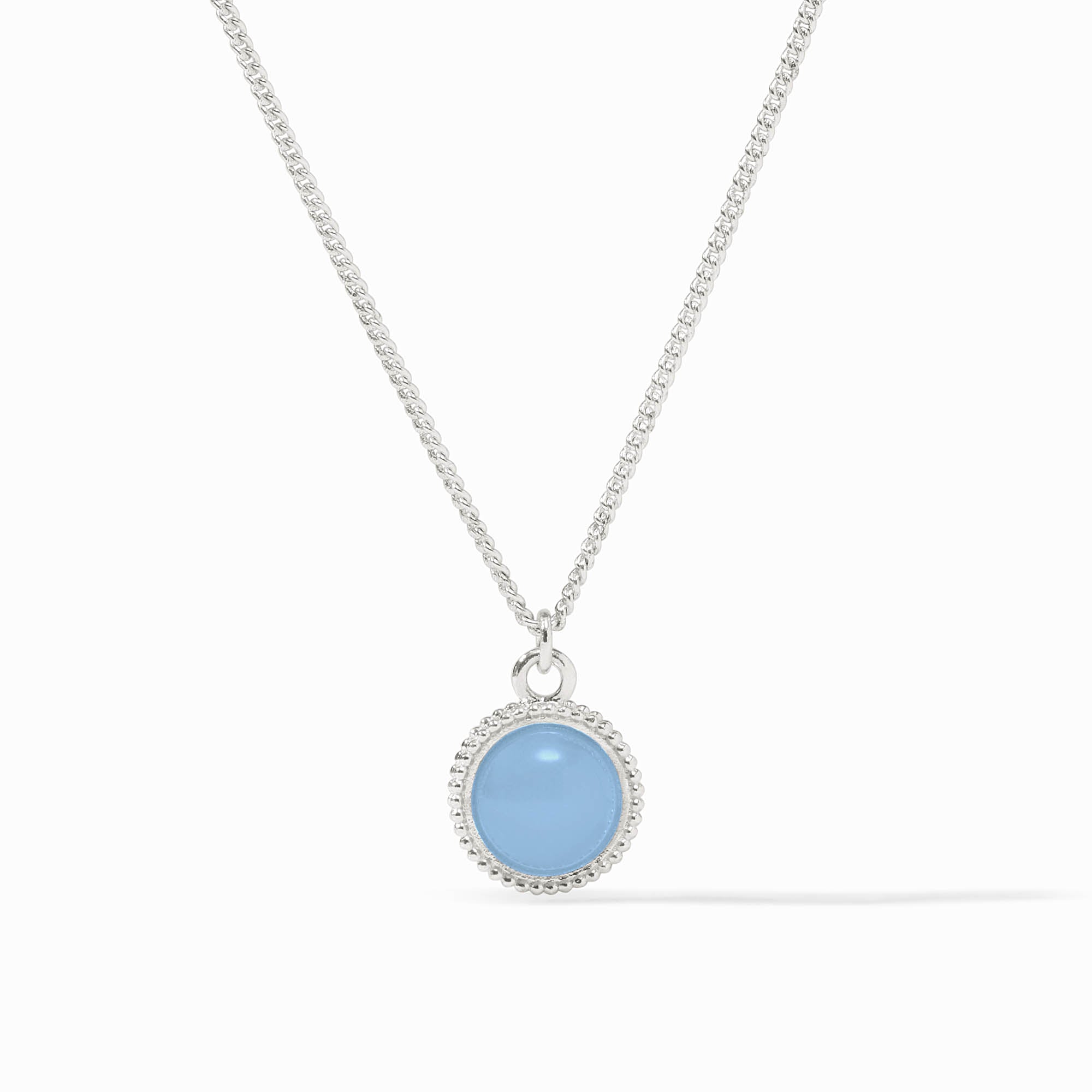 Fleur-de-Lis Solitaire Necklace