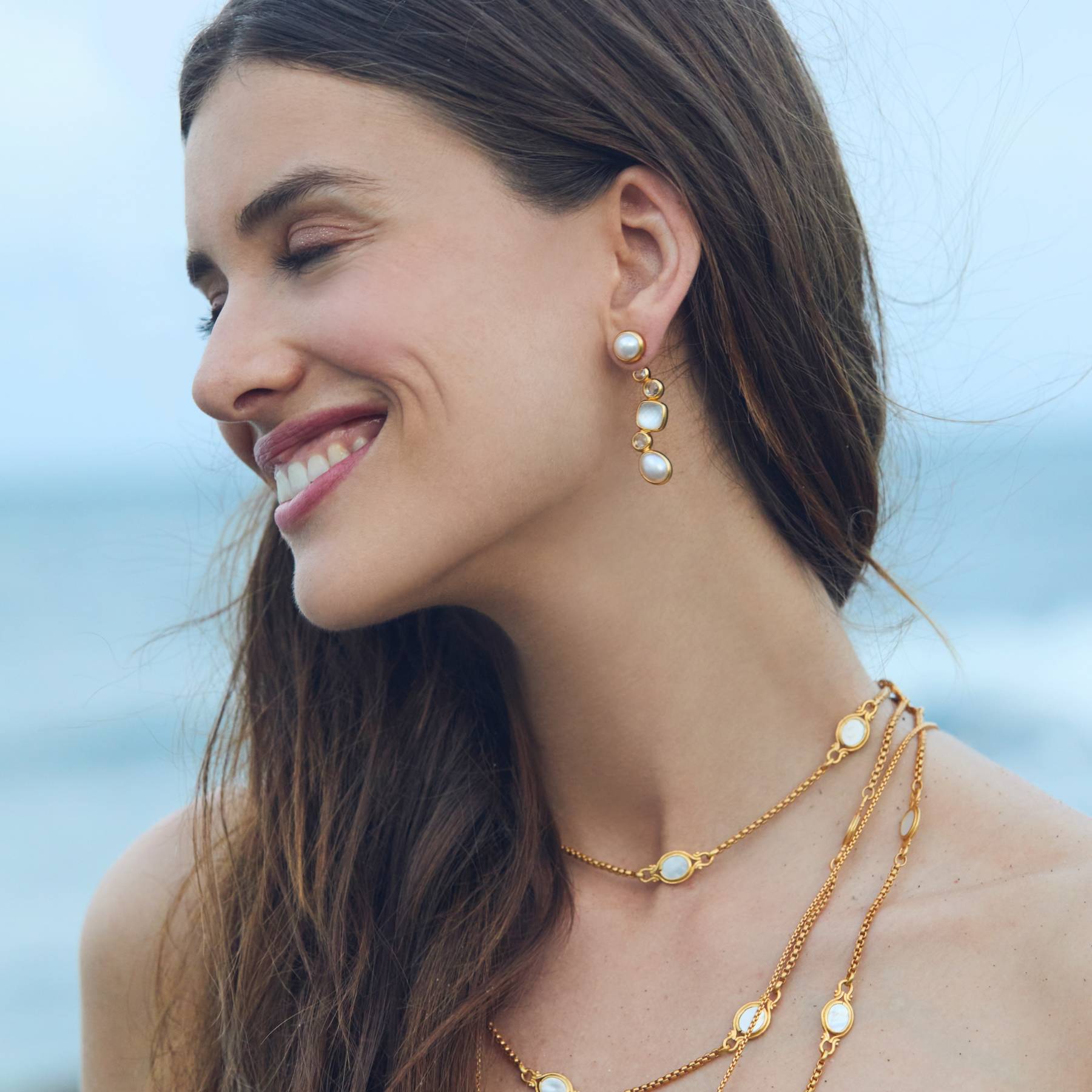 Saratoga Stone Station Necklace