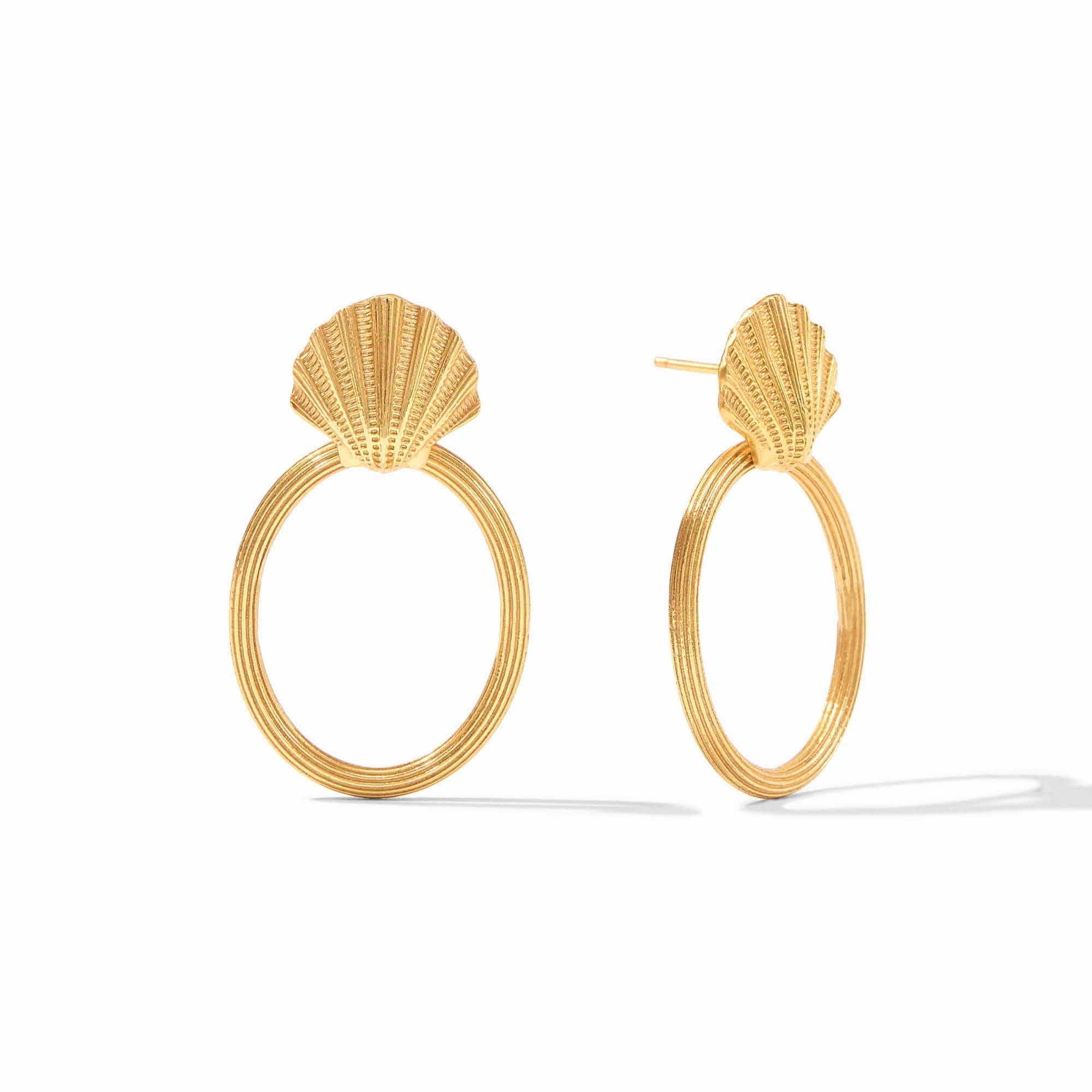 Sanibel Shell Doorknocker Earring