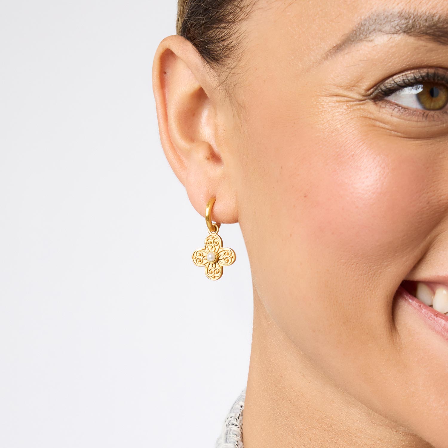 Corinth Hoop & Charm Earring