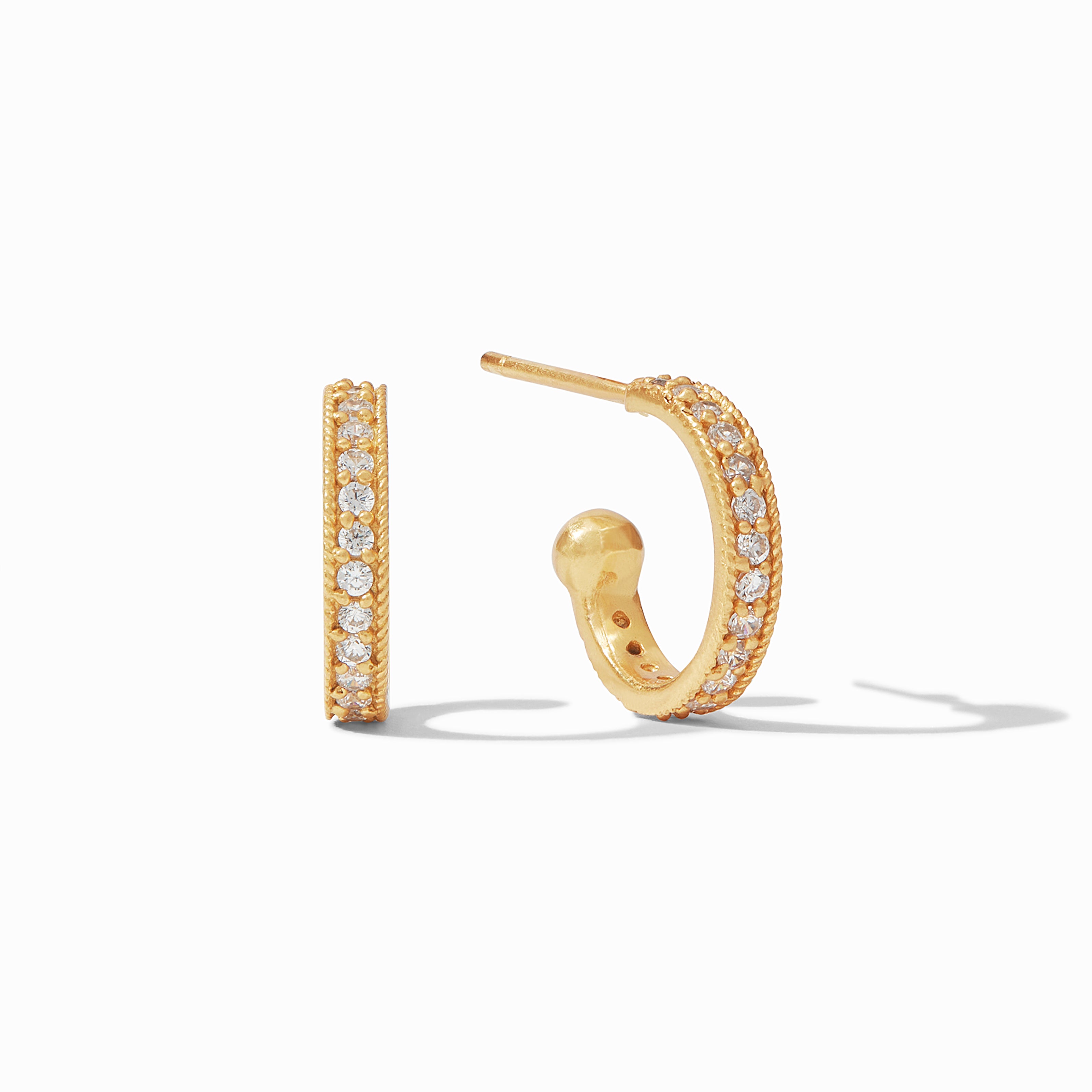 Odette Statement Hoop & Charm Earring