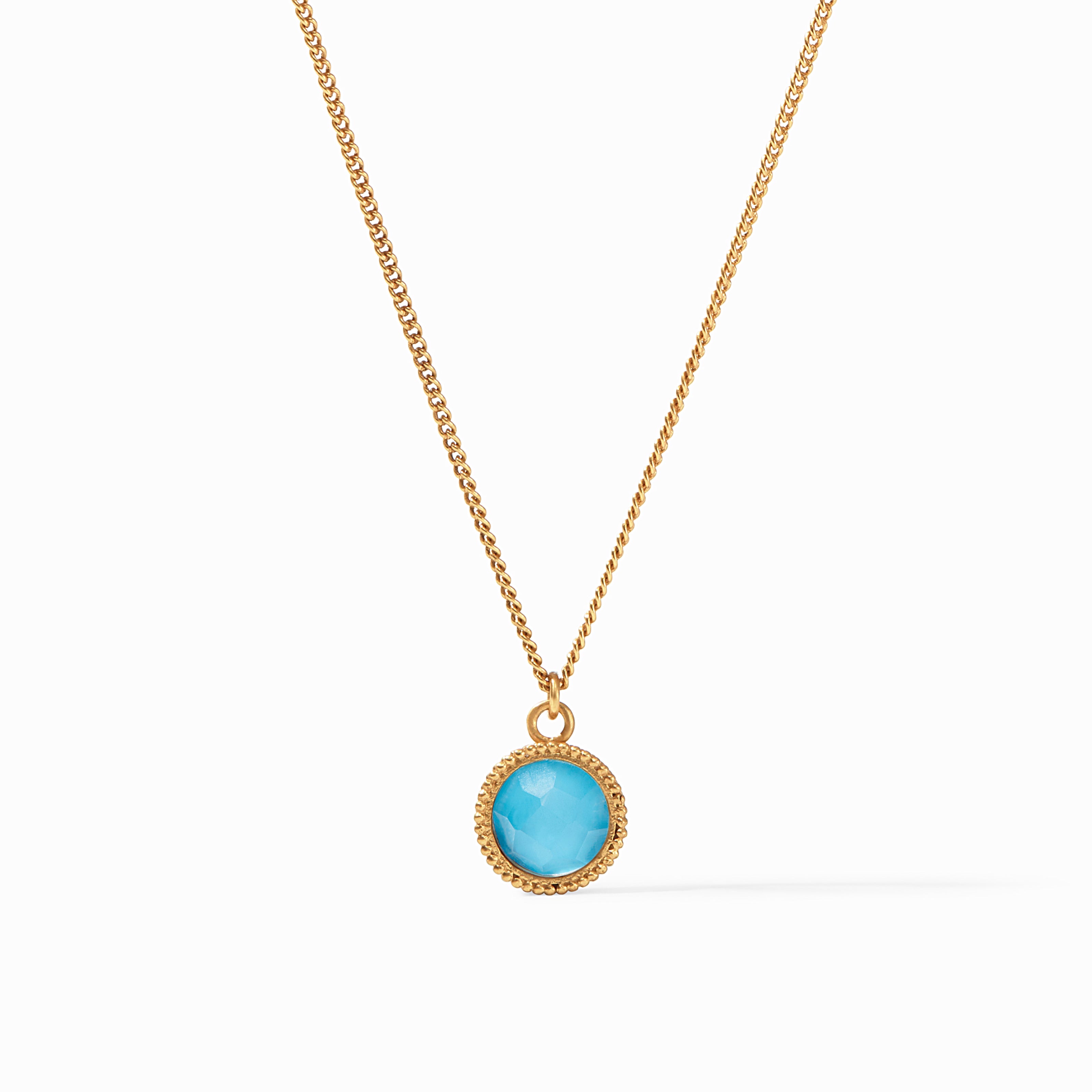 Fleur-de-Lis Solitaire Necklace